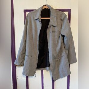 Vintage Barrie Stephens Houndstooth Coat/Blazer - Size 16